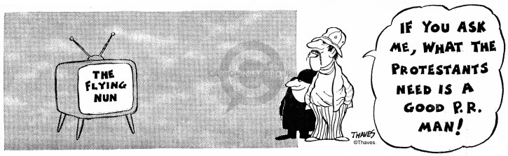 Cartoonist Bob Thaves Tom Thaves  Frank and Ernest 1972-11-24 