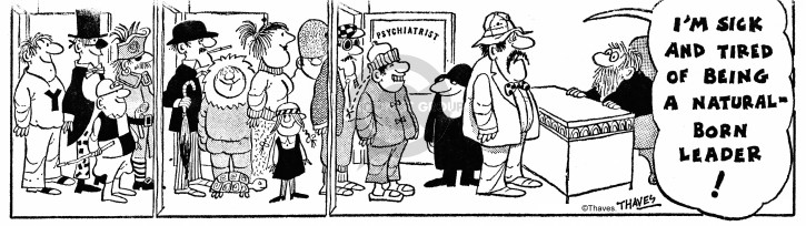 Cartoonist Bob Thaves Tom Thaves  Frank and Ernest 1972-11-27 