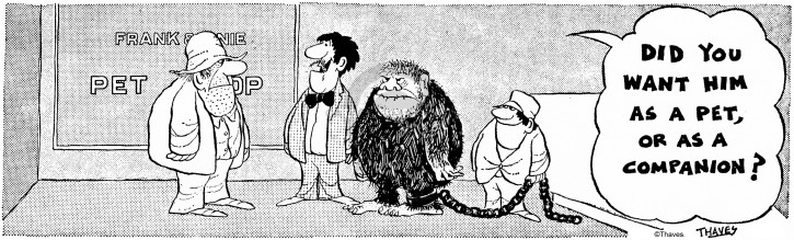 Cartoonist Bob Thaves Tom Thaves  Frank and Ernest 1972-12-08 