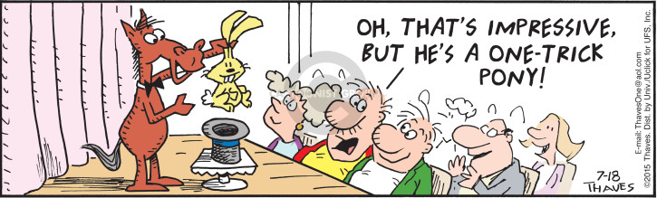 Cartoonist Bob Thaves Tom Thaves  Frank and Ernest 2015-07-18 