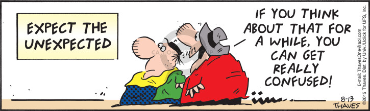 Cartoonist Bob Thaves Tom Thaves  Frank and Ernest 2015-08-13 