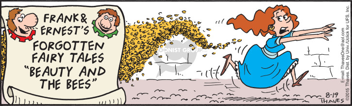 Cartoonist Bob Thaves Tom Thaves  Frank and Ernest 2015-08-19 