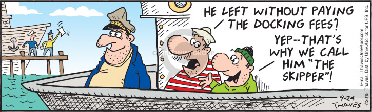 Cartoonist Bob Thaves Tom Thaves  Frank and Ernest 2015-09-24 