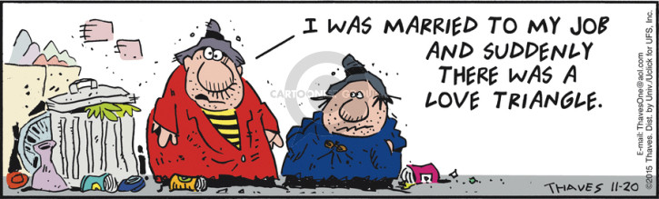 Cartoonist Bob Thaves Tom Thaves  Frank and Ernest 2015-11-20 