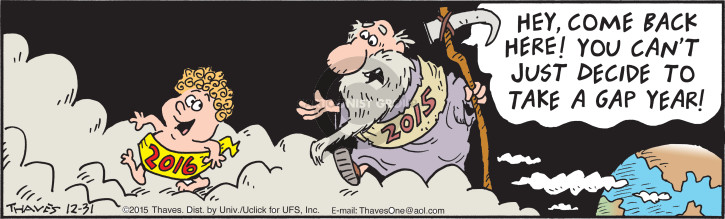 Cartoonist Bob Thaves Tom Thaves  Frank and Ernest 2015-12-31 