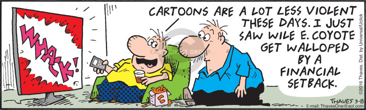 Cartoonist Bob Thaves Tom Thaves  Frank and Ernest 2016-03-08 