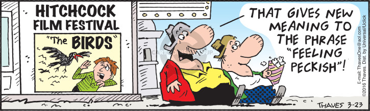 Cartoonist Bob Thaves Tom Thaves  Frank and Ernest 2016-03-23 