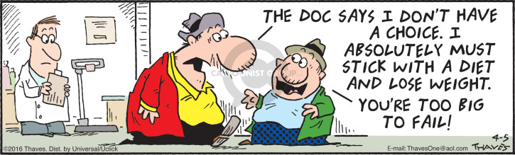 Cartoonist Bob Thaves Tom Thaves  Frank and Ernest 2016-04-05 