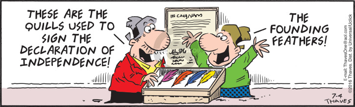 Cartoonist Bob Thaves Tom Thaves  Frank and Ernest 2016-07-04 