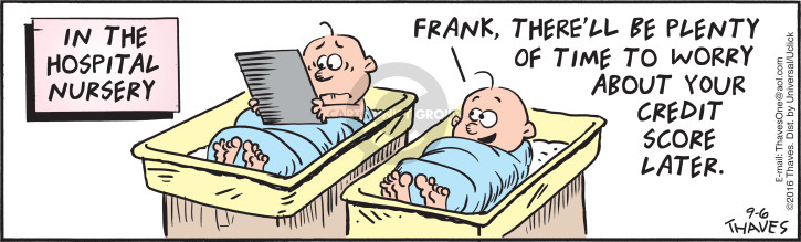 Cartoonist Bob Thaves Tom Thaves  Frank and Ernest 2016-09-06 