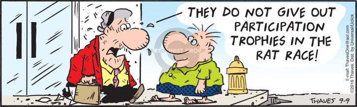 Cartoonist Bob Thaves Tom Thaves  Frank and Ernest 2016-09-09 