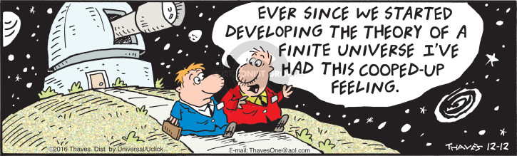 Cartoonist Bob Thaves Tom Thaves  Frank and Ernest 2016-12-12 