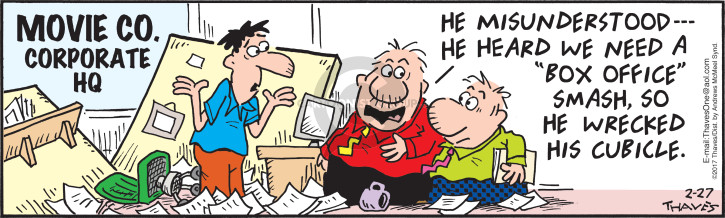 Cartoonist Bob Thaves Tom Thaves  Frank and Ernest 2017-02-27 