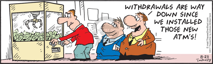 Cartoonist Bob Thaves Tom Thaves  Frank and Ernest 2017-08-25 