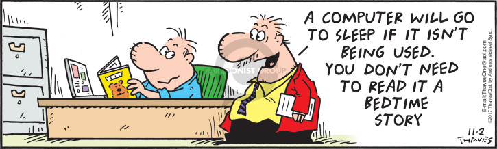 Cartoonist Bob Thaves Tom Thaves  Frank and Ernest 2017-11-02 