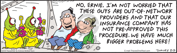 Cartoonist Bob Thaves Tom Thaves  Frank and Ernest 2018-02-15 