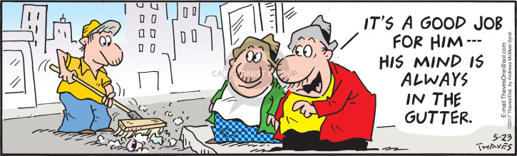 Cartoonist Bob Thaves Tom Thaves  Frank and Ernest 2018-05-23 