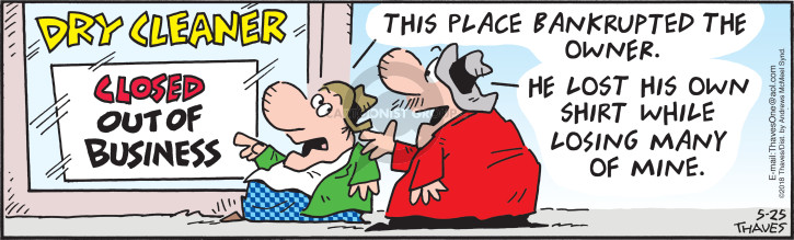 Cartoonist Bob Thaves Tom Thaves  Frank and Ernest 2018-05-25 