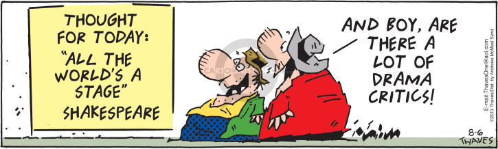 Cartoonist Bob Thaves Tom Thaves  Frank and Ernest 2018-08-06 