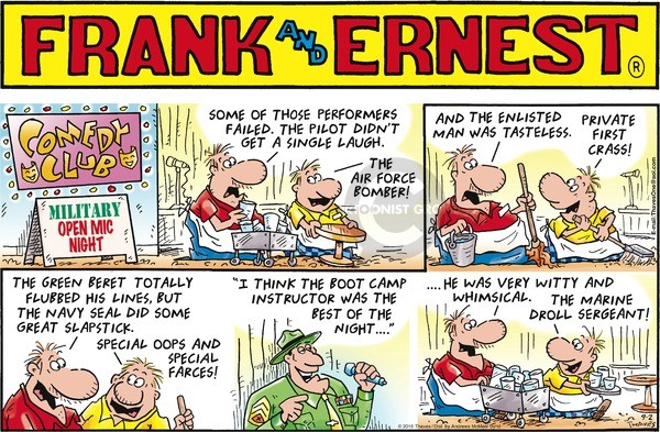 Cartoonist Bob Thaves Tom Thaves  Frank and Ernest 2018-09-02 