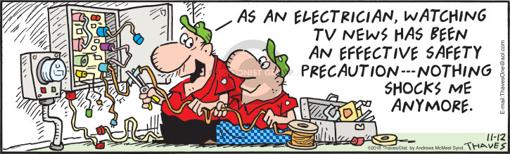 Cartoonist Bob Thaves Tom Thaves  Frank and Ernest 2018-11-12 