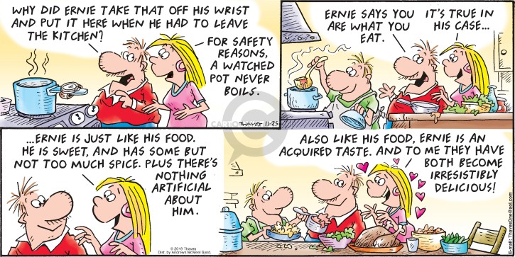 Cartoonist Bob Thaves Tom Thaves  Frank and Ernest 2018-11-25 