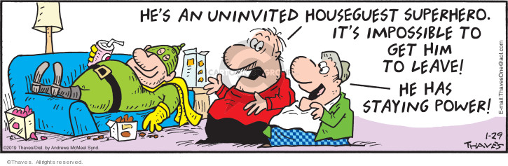 Cartoonist Bob Thaves Tom Thaves  Frank and Ernest 2019-01-29 