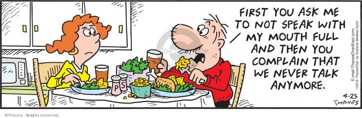 Cartoonist Bob Thaves Tom Thaves  Frank and Ernest 2019-04-25 