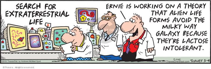 Cartoonist Bob Thaves Tom Thaves  Frank and Ernest 2019-05-04 