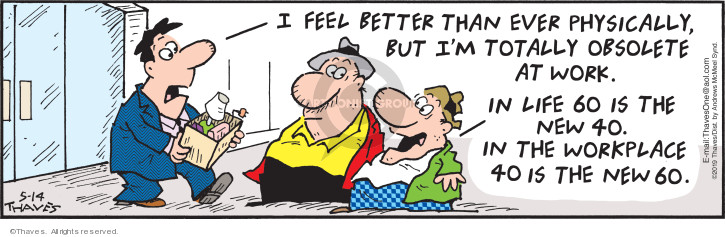 Cartoonist Bob Thaves Tom Thaves  Frank and Ernest 2019-05-14 