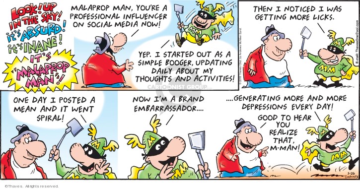 Cartoonist Bob Thaves Tom Thaves  Frank and Ernest 2019-05-26 