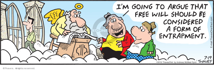 Cartoonist Bob Thaves Tom Thaves  Frank and Ernest 2019-07-19 