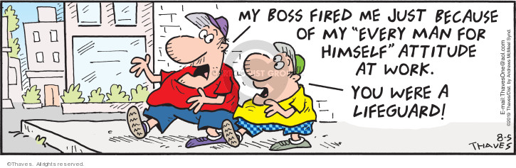 Cartoonist Bob Thaves Tom Thaves  Frank and Ernest 2019-08-05 