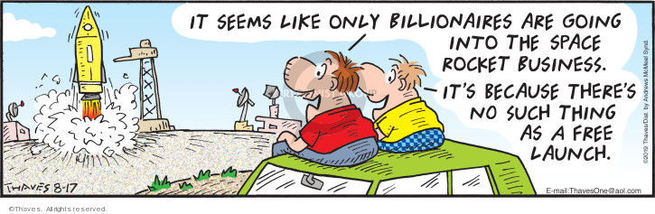 Cartoonist Bob Thaves Tom Thaves  Frank and Ernest 2019-08-17 