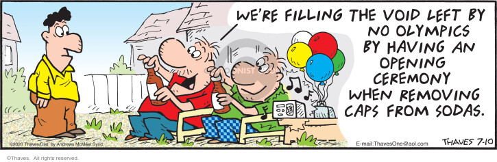 Cartoonist Bob Thaves Tom Thaves  Frank and Ernest 2020-07-10 