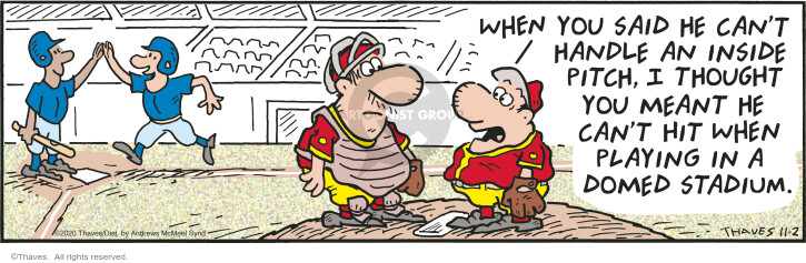 Cartoonist Bob Thaves Tom Thaves  Frank and Ernest 2020-11-02 