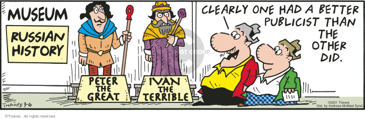 Cartoonist Bob Thaves Tom Thaves  Frank and Ernest 2021-03-06 