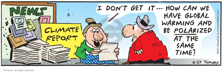 Cartoonist Bob Thaves Tom Thaves  Frank and Ernest 2021-06-23 