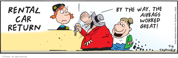 Cartoonist Bob Thaves Tom Thaves  Frank and Ernest 2021-09-06 