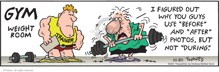Cartoonist Bob Thaves Tom Thaves  Frank and Ernest 2021-10-20 