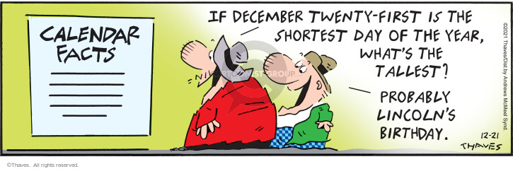 Cartoonist Bob Thaves Tom Thaves  Frank and Ernest 2021-12-21 
