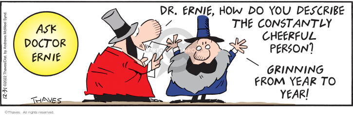 Cartoonist Bob Thaves Tom Thaves  Frank and Ernest 2022-12-31 