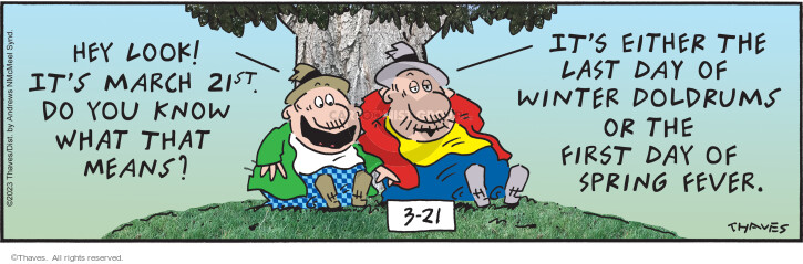 Cartoonist Bob Thaves Tom Thaves  Frank and Ernest 2023-03-21 