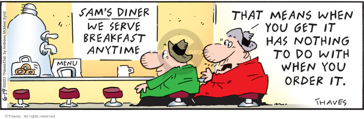 Cartoonist Bob Thaves Tom Thaves  Frank and Ernest 2023-06-19 