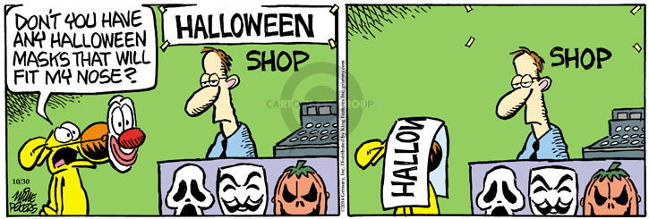 Mother Goose and Grimm - Halloween Comic Strips | The Comic Strips