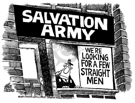 Salvation Army Cartoon Porn - Mike Peters' Editorial Cartoons - Gay Comics And Cartoons | The Cartoonist  Group