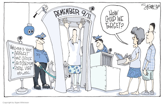 Signe Wilkinson S Editorial Cartoons 9 11 01 Comics And Cartoons The Cartoonist Group With labor day falling on monday and the anniversary of 9/11 on. signe wilkinson s editorial cartoons