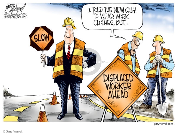 Gary Varvel S Editorial Cartoons Construction Worker Comics And Cartoons The Cartoonist Group